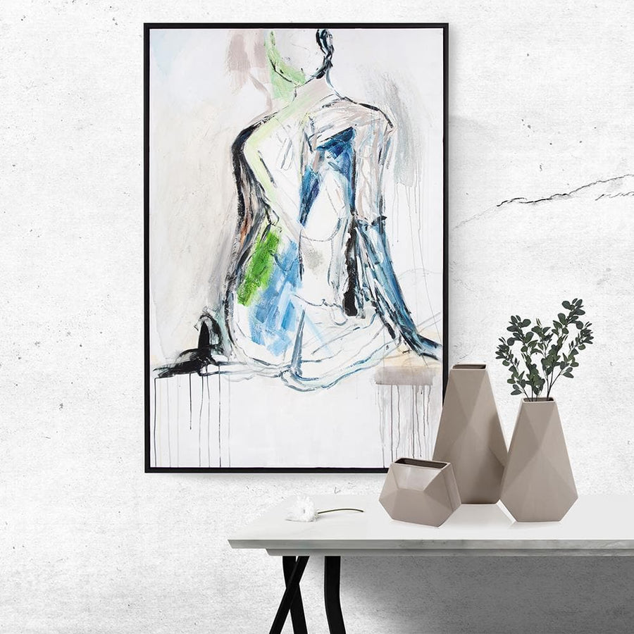 Glamour Pose Hand Painted Original Art-The Howard Elliott Collection-HOWARD-92255-Wall Art-1-France and Son