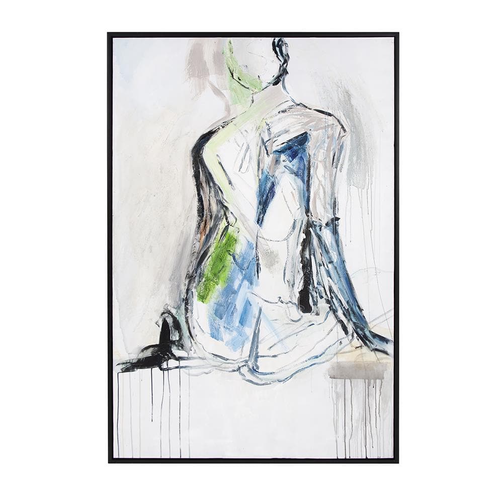 Glamour Pose Hand Painted Original Art-The Howard Elliott Collection-HOWARD-92255-Wall Art-2-France and Son