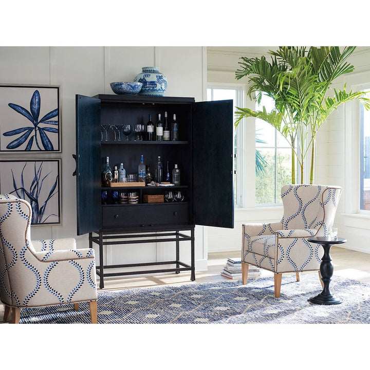 Bar Storage: Cabinets Jade Bar/Chest On Stand - Marine