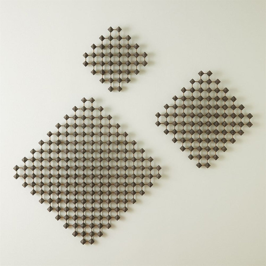 Wall Art Ramus Wall Art-Wood/Brass-Sm