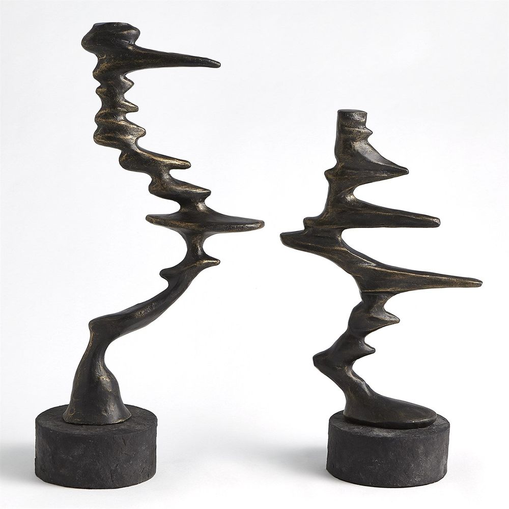 Decorative Objects Wind Blown Sculpture-Bronze-Sm
