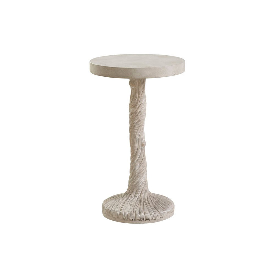 Side Tables Saddle Peak Round Accent Table - Dune