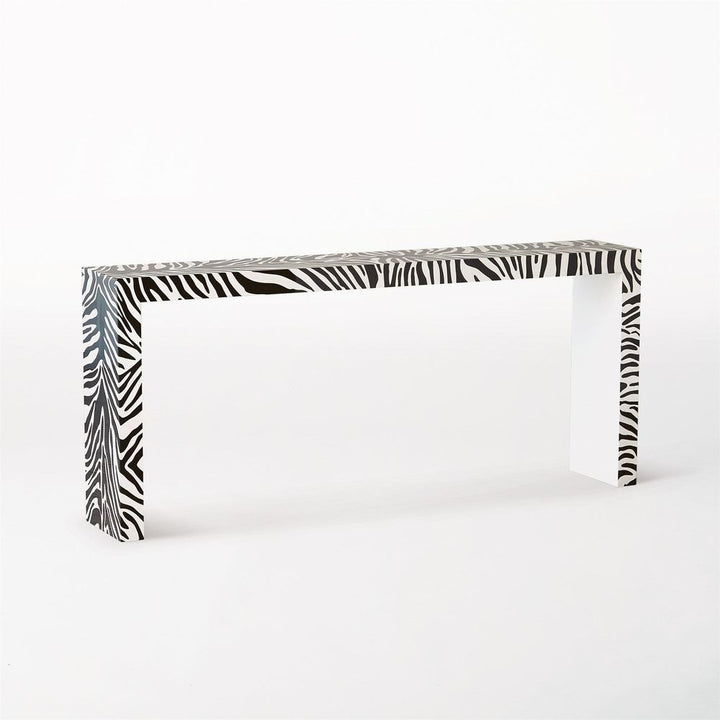 Console Tables Parson Table - Zebra Lacquer