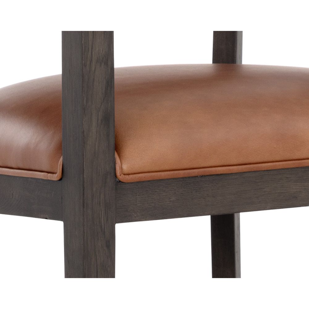 Brylea Counter Stool - Brown - Shalimar Tobacco Leather