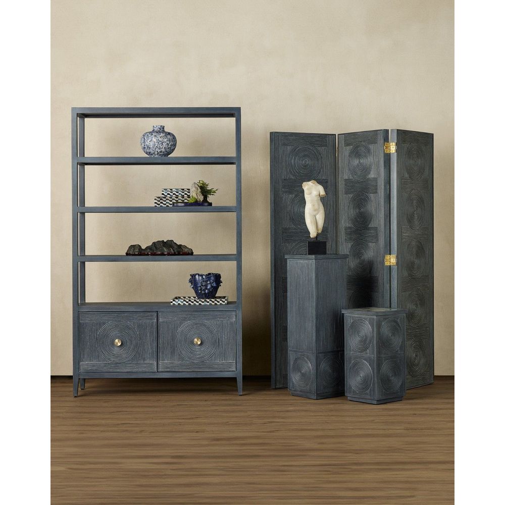Bookcases & Etageres Santos Vintage Navy Storage Etagere