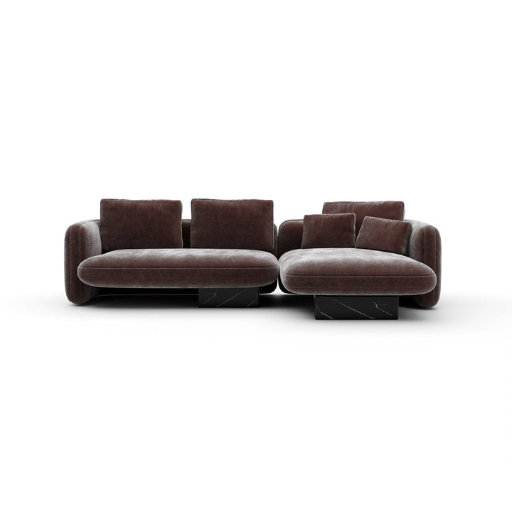 Overlap Chaise Sectional