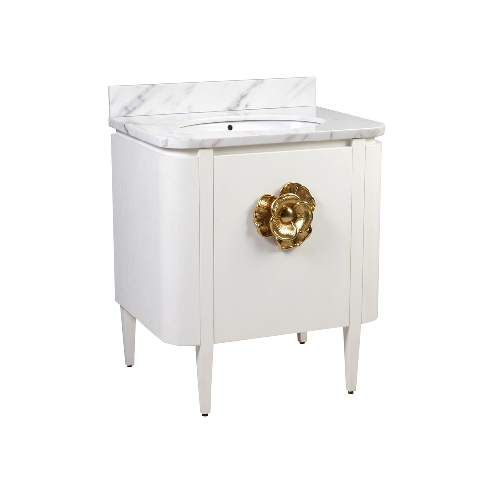 Briallen 30" White Vanity with Oval Undermount Sink