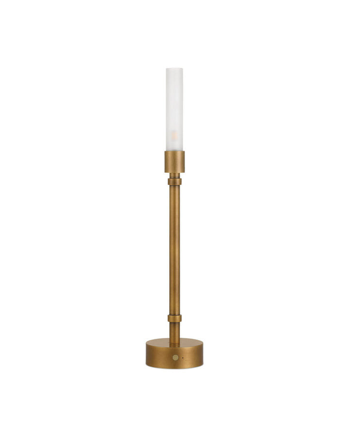 Table Lamps Paseo Brass Cordless Table Lamp