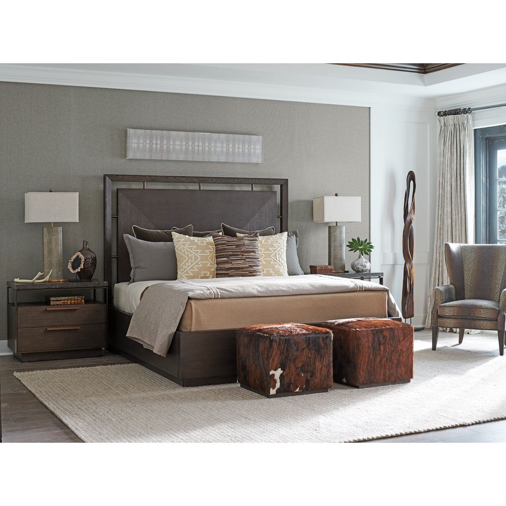 Beds Sundance Panel Bed 6/6 King - Mocha
