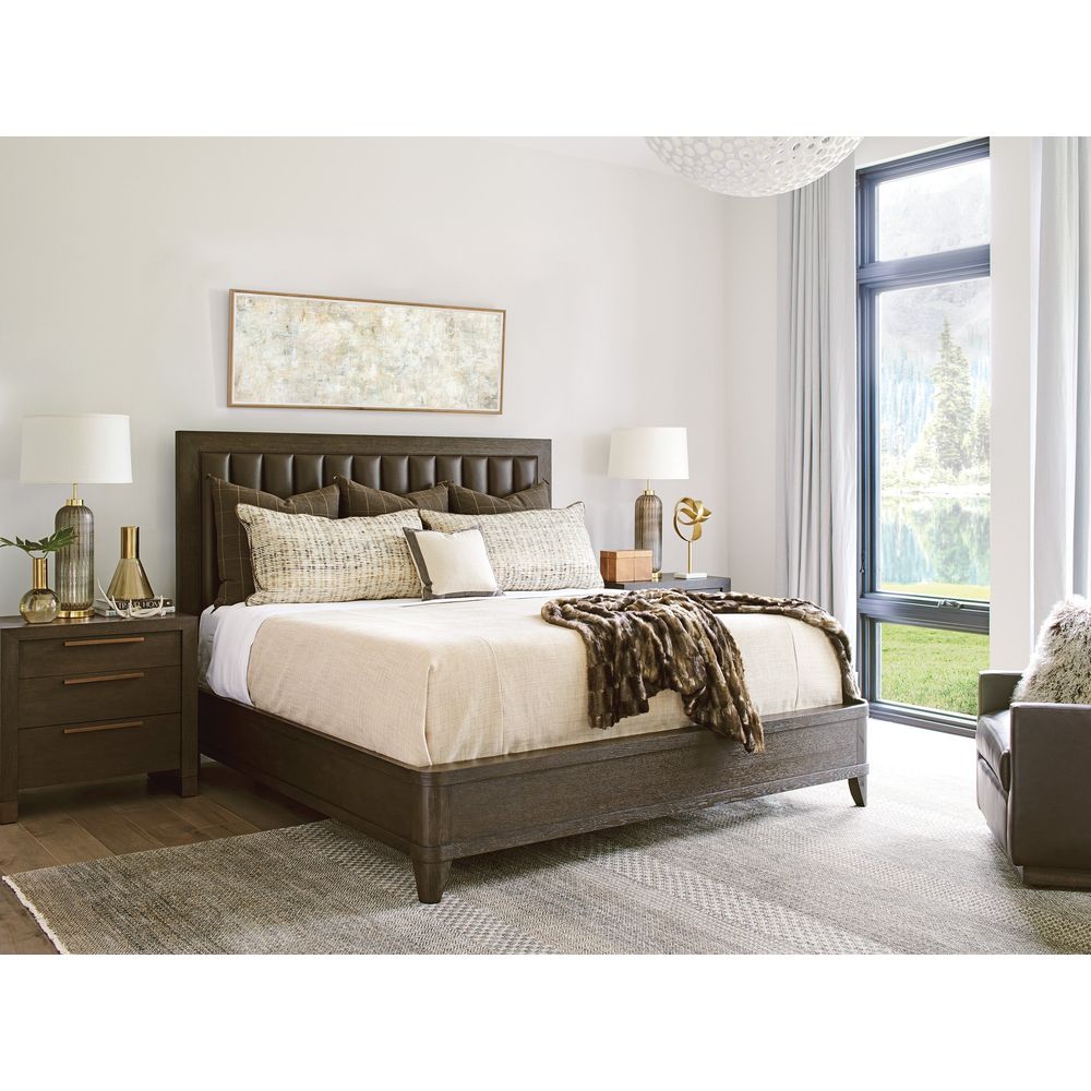Beds Talisker Upholstered Bed 6/6 King - Mocha