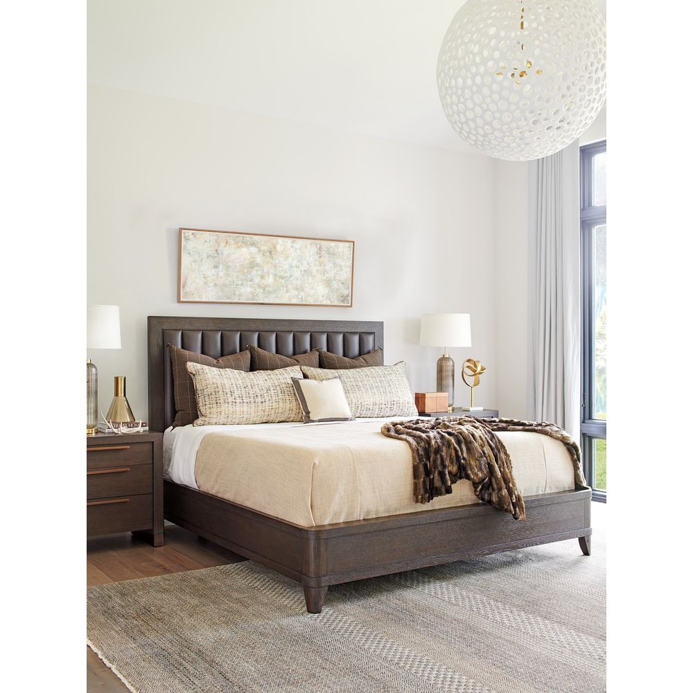 Beds Talisker Upholstered Bed 6/6 King - Mocha