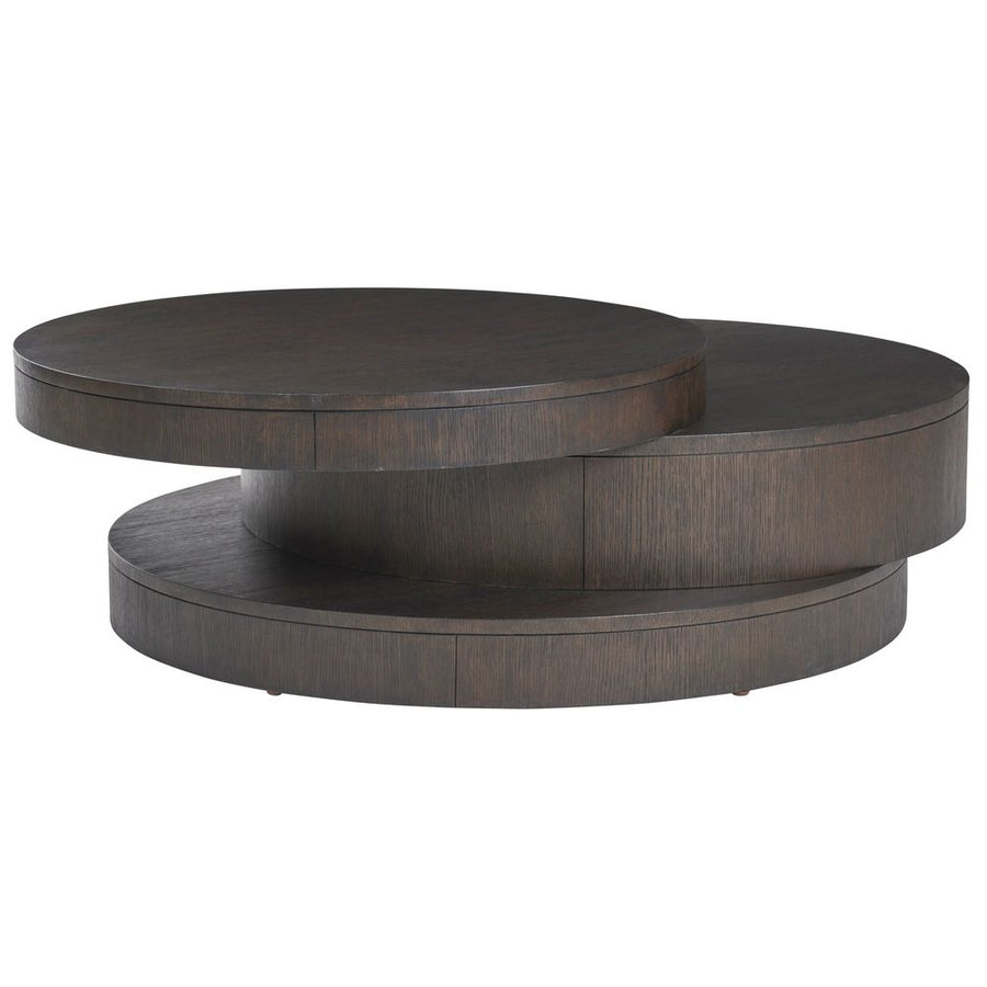 Coffee Tables Mountaineer Round Cocktail Table - Mocha