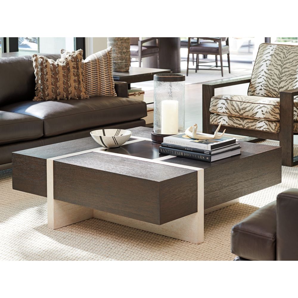 Coffee Tables Solace Square Cocktail Table - Mocha