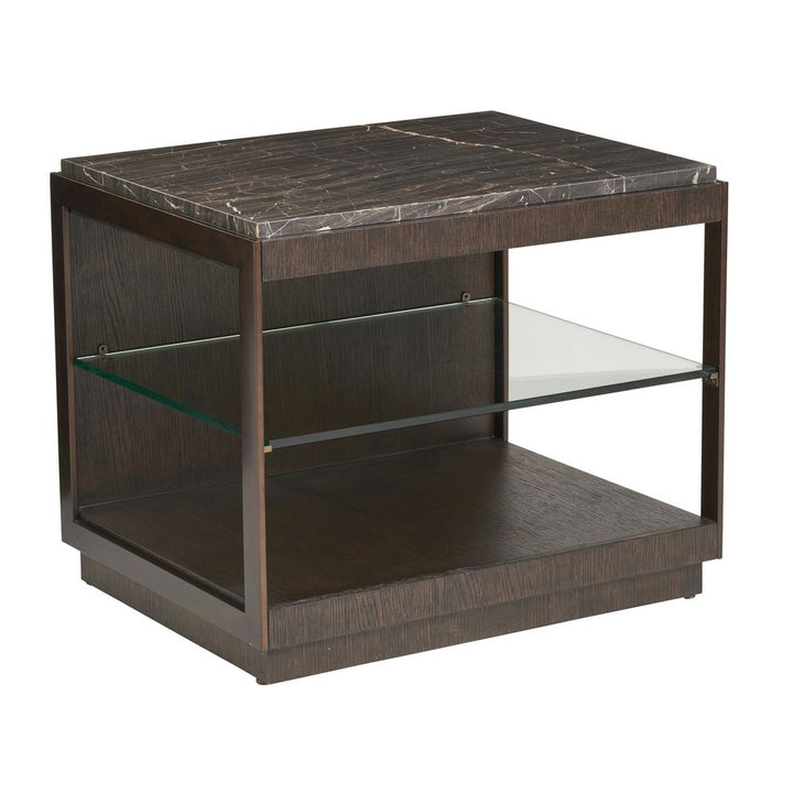 Side Tables Summit Rectangular End Table - Mocha