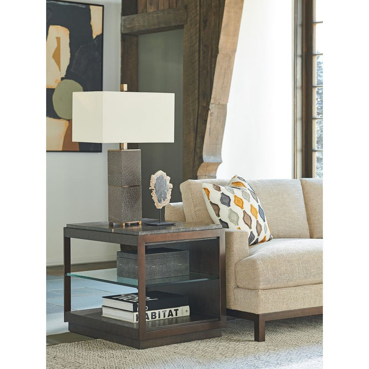 Side Tables Summit Rectangular End Table - Mocha