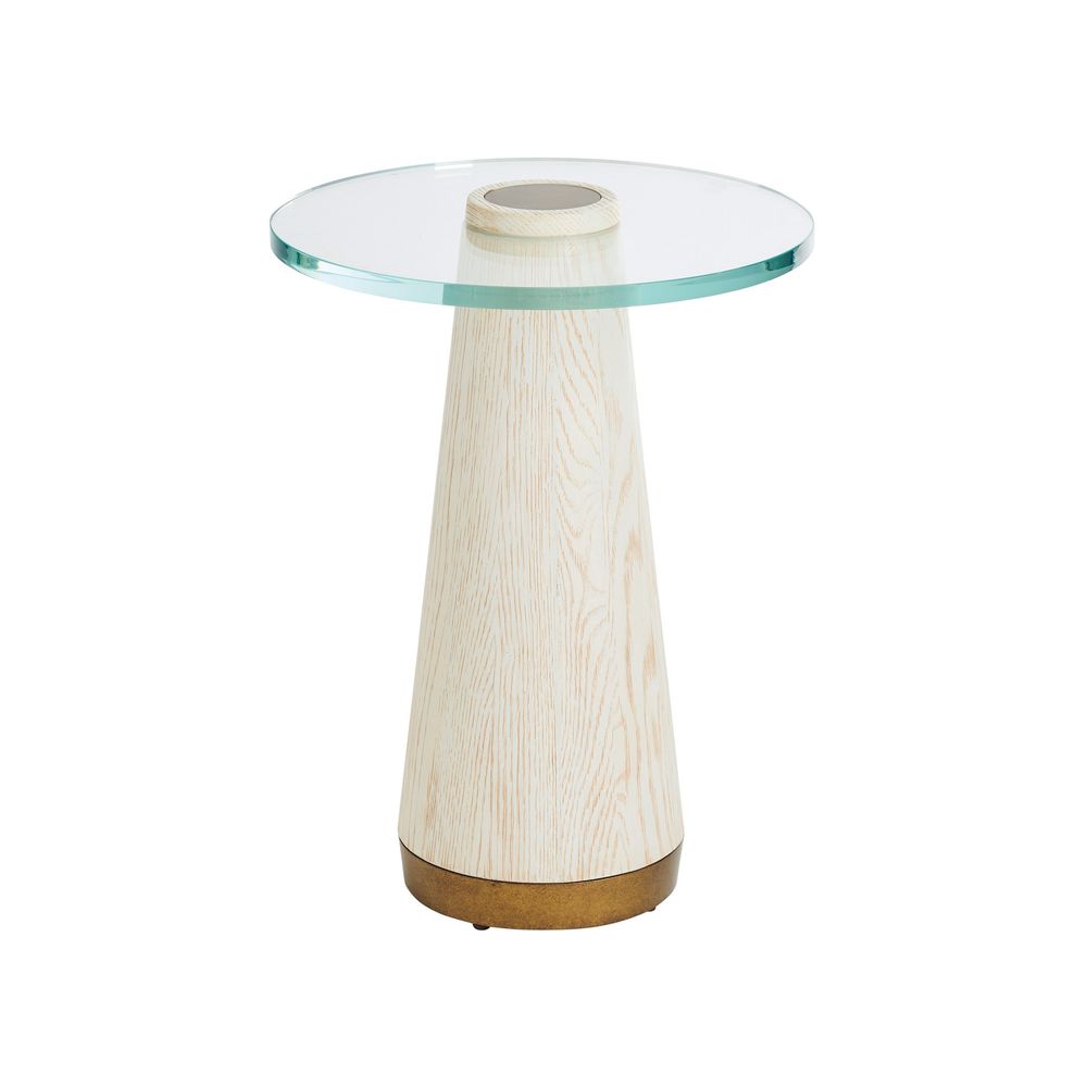 Side Tables Castlewood Glass Top Accent Table - Monterey