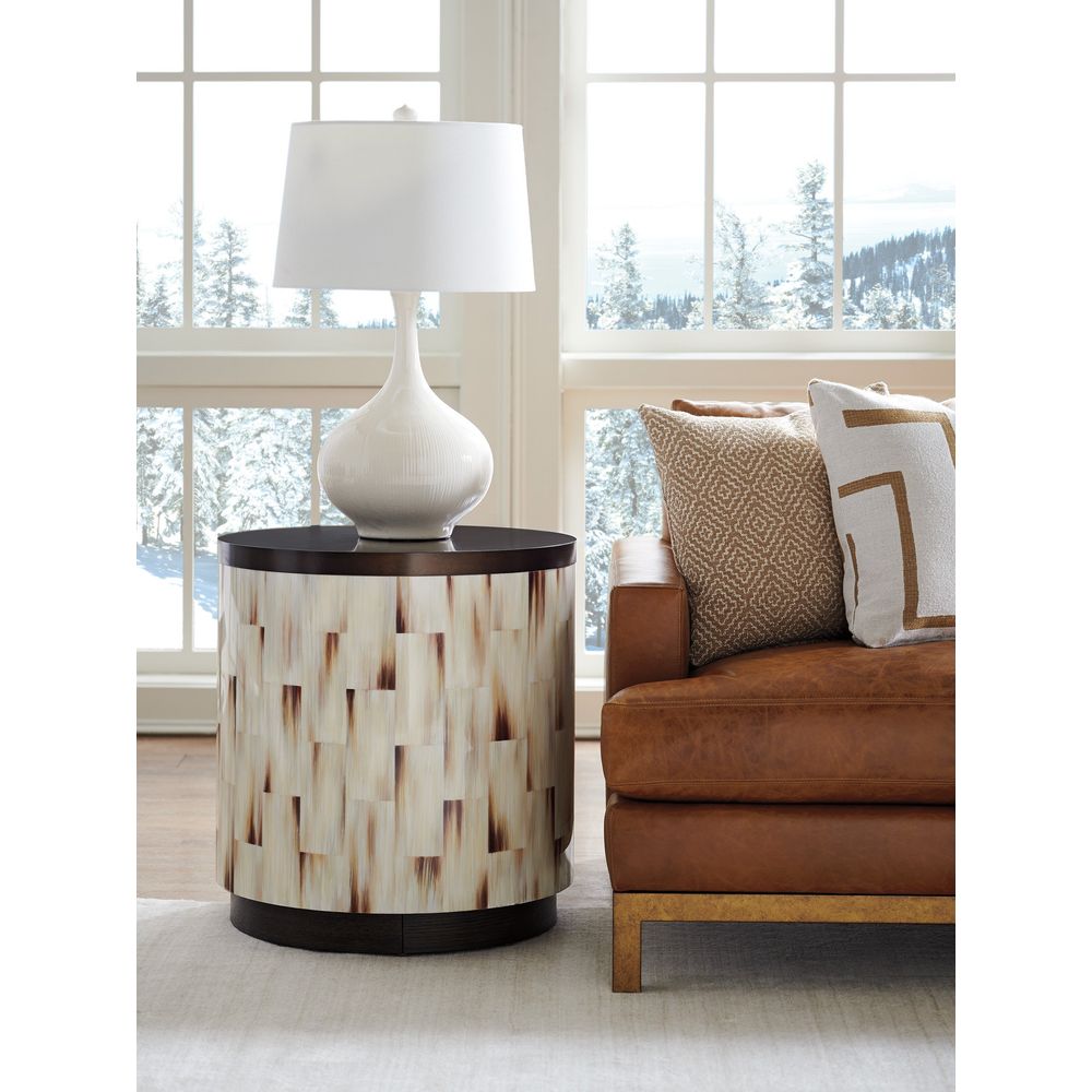 Side Tables Crescent Commode End Table - Corniche