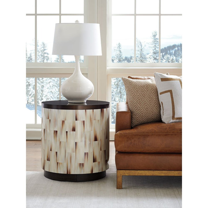 Side Tables Crescent Commode End Table - Corniche