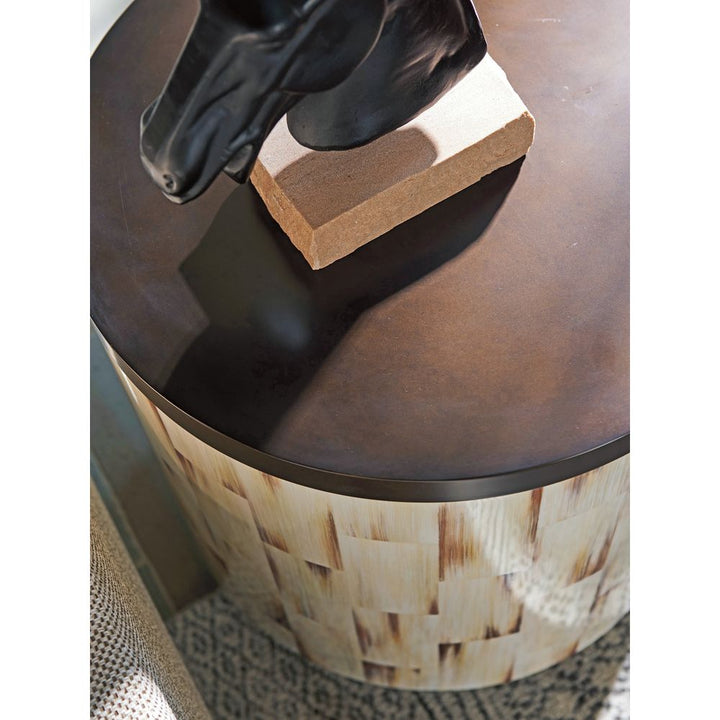 Side Tables Crescent Commode End Table - Corniche