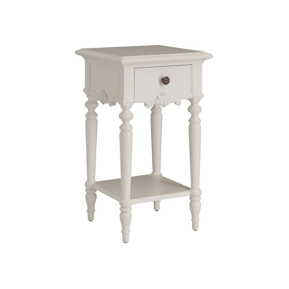 Nightstands Genoa Night Table - Polo Mallet White