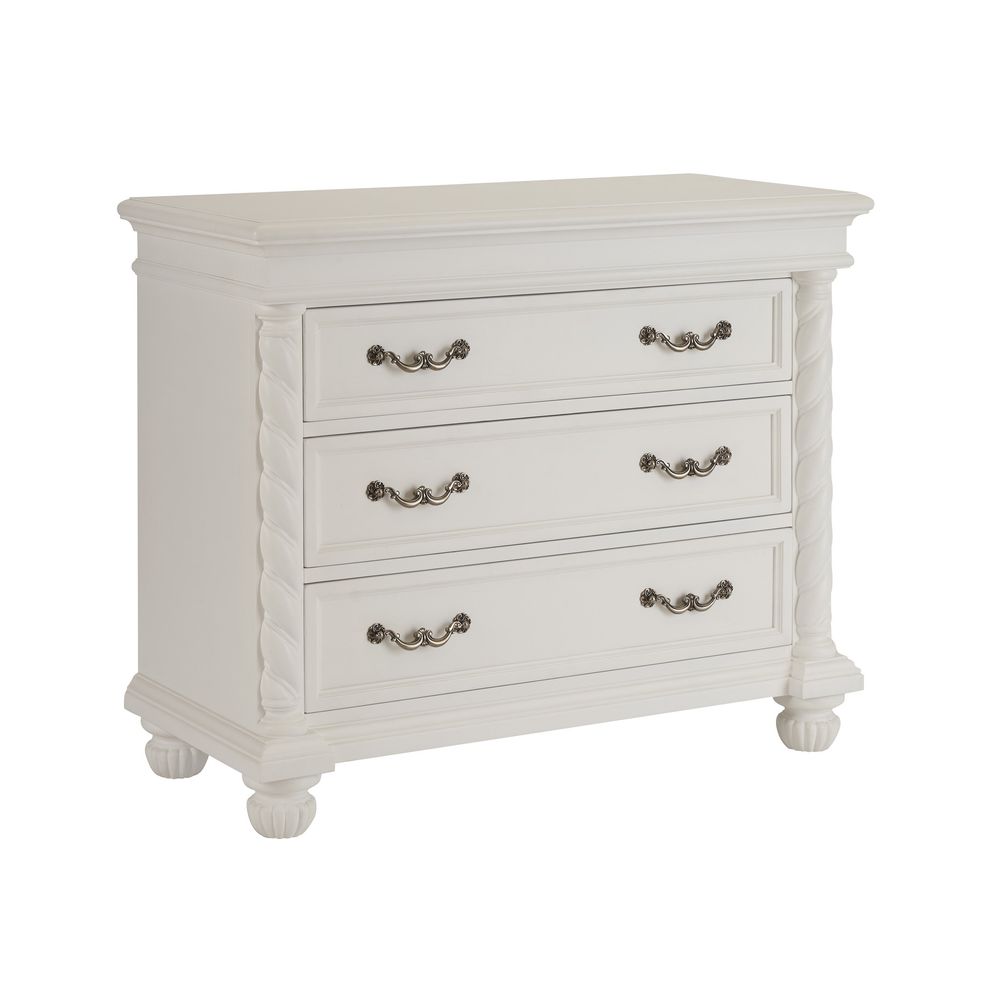 Nightstands Barletta Bachelors Chest - Polo Mallet White