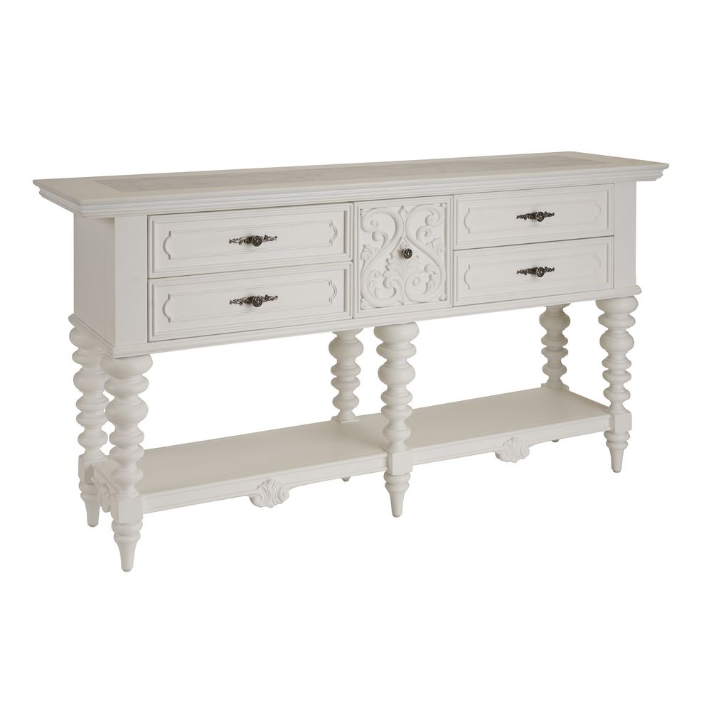 Sideboards & Credenzas Realto Sideboard - Polo Mallet White