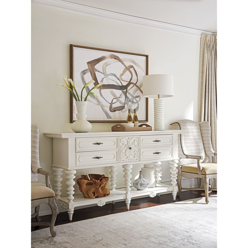 Sideboards & Credenzas Realto Sideboard - Polo Mallet White