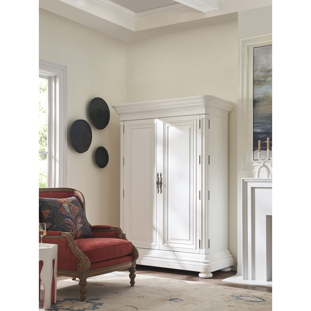 Cabinets & Curios Grand Villa Cabinet - Polo Mallet White