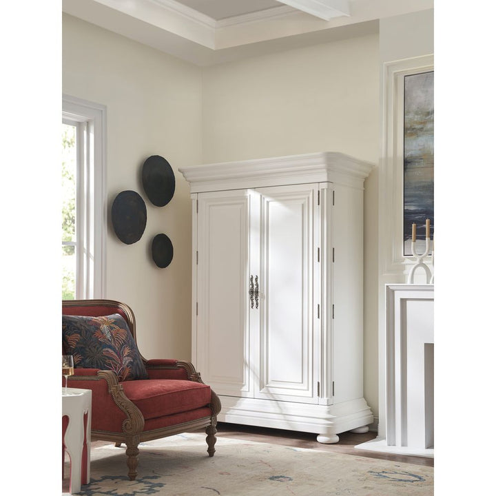 Cabinets & Curios Grand Villa Cabinet - Polo Mallet White