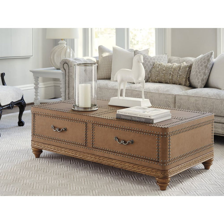 Coffee Tables Lisbon Trunk Cocktail Table - Buff