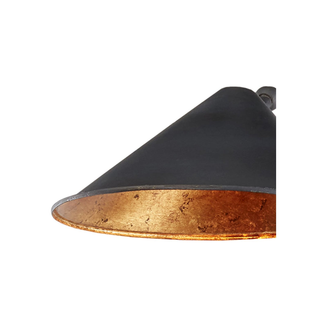 Serpa Black Double Swing-Arm Wall Sconce