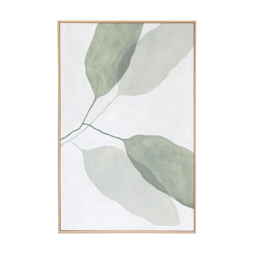 Wall Art Calm Reflection (Set Of 2) - 40" X 50" - Natural Floater Frame