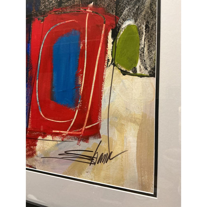  Framed signed painting by Shana Dominguez