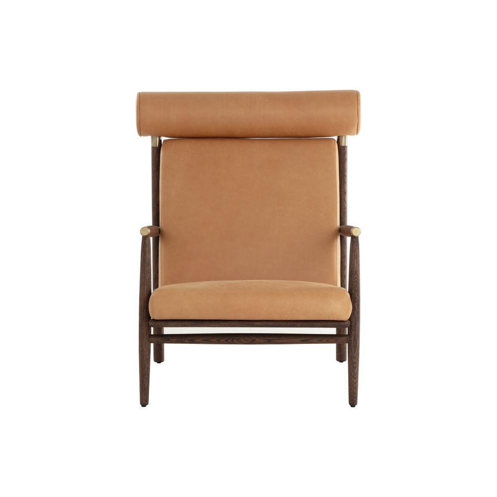 Lounge Chairs Biko Lounge Chair - Sahara Camel Leather
