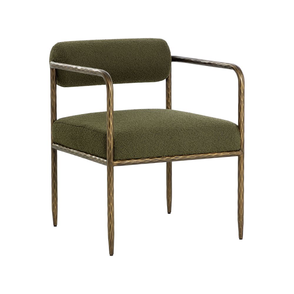 Dining Chairs Ajani Dining Armchair - Copenhagen Olive