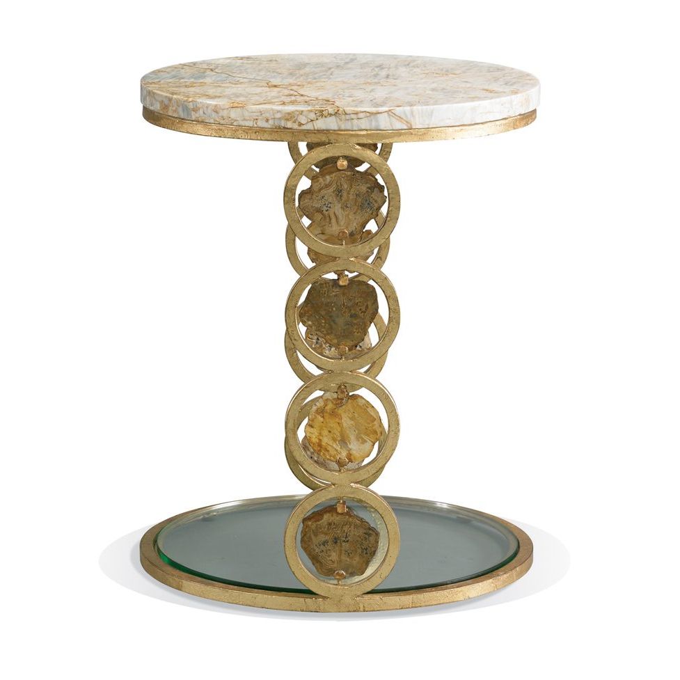Side Tables Petrified Wood Accent Table