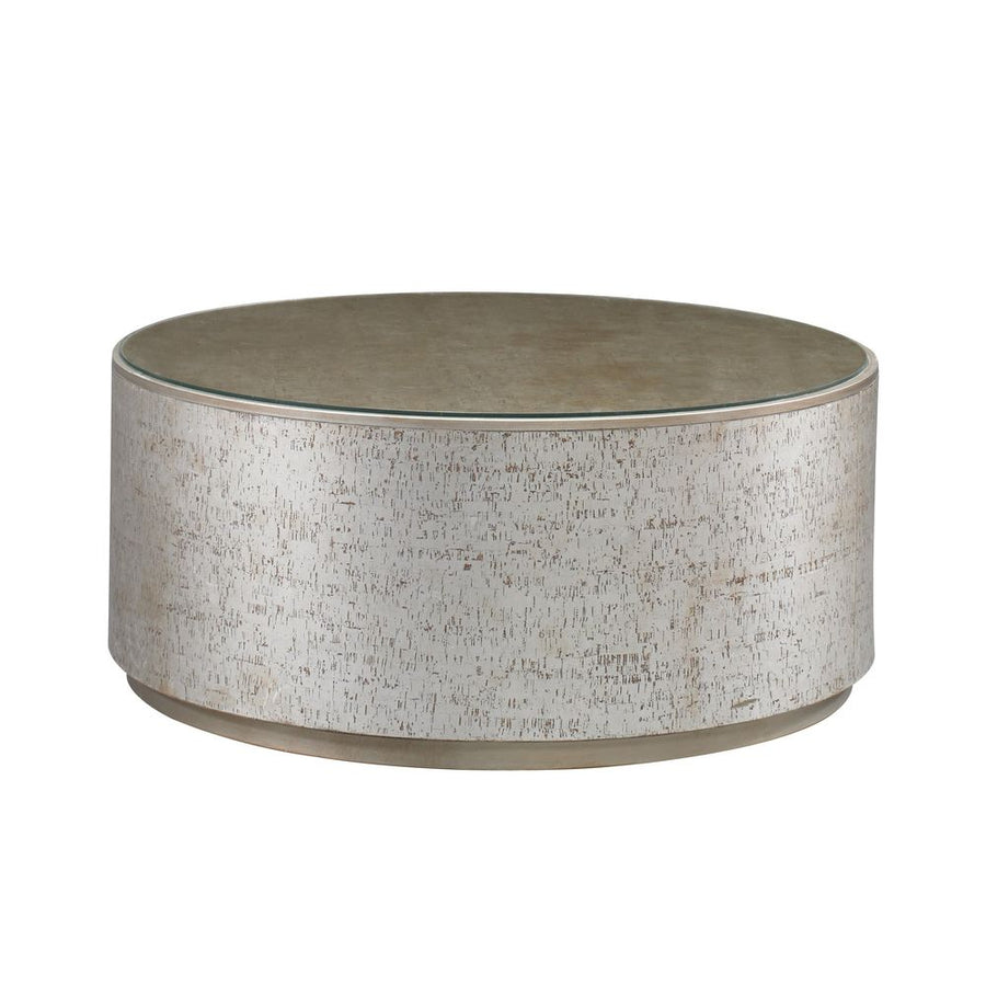 Coffee Tables Cork Drum Cocktail Table
