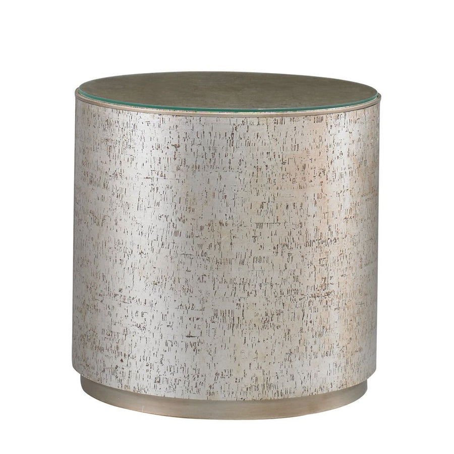 Side Tables Cork Drum End Table