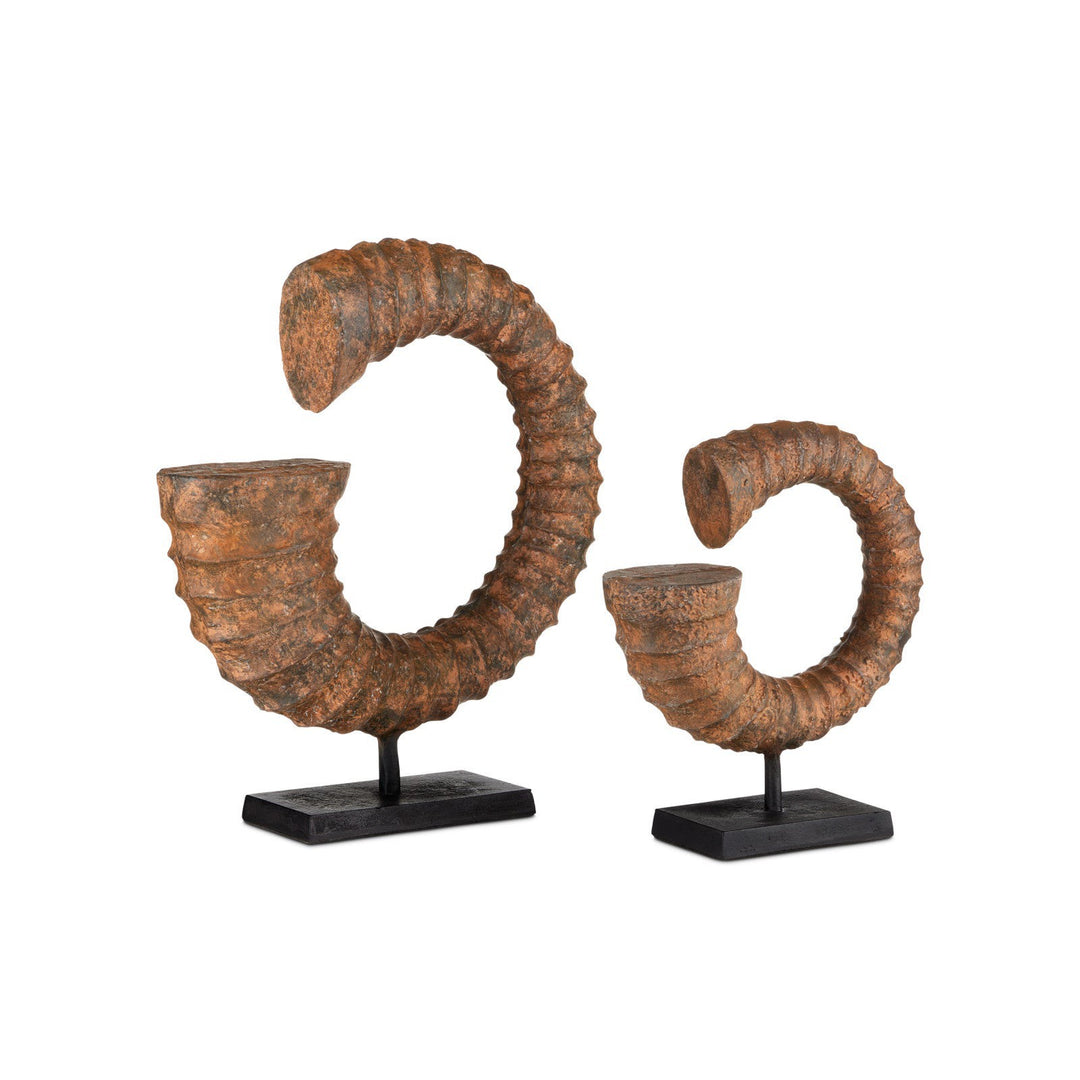 Faux Horn Set of 2