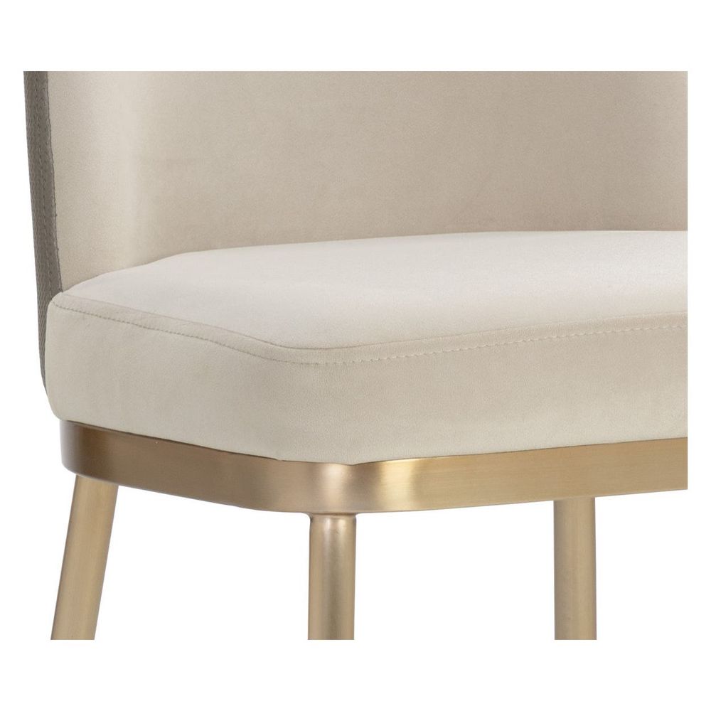 Lavania Counter Stool - Meg Taupe / Porcini Taupe