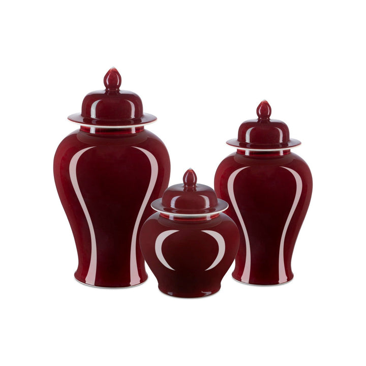 Oxblood Medium Temple Jar