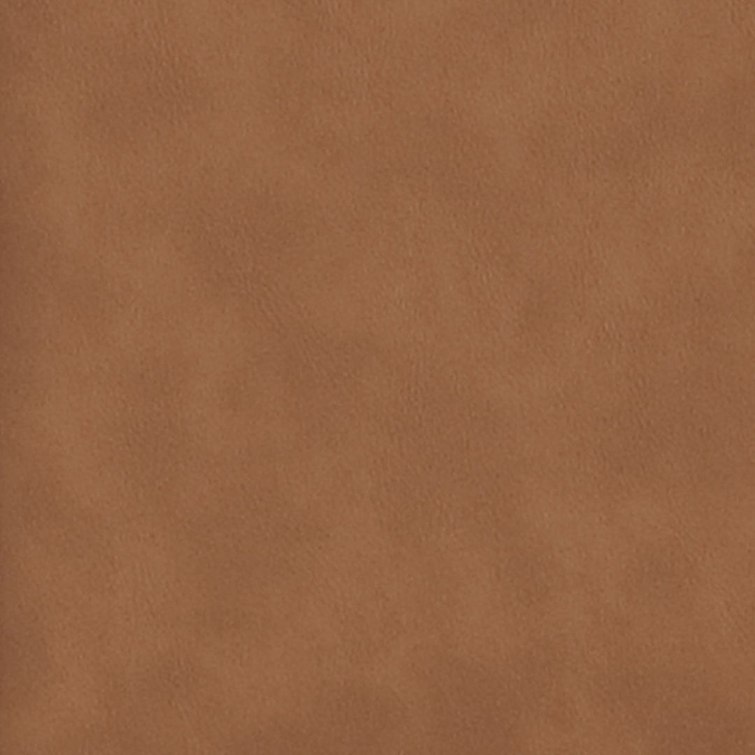 Adrian Vegan Leather Upholstered Dining Side Chair — Cognac / Natural