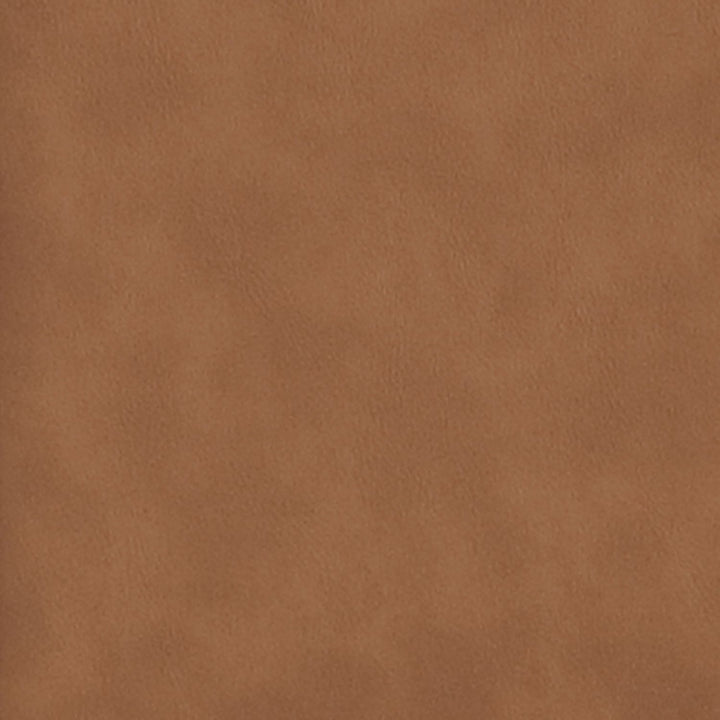 Adrian Vegan Leather Upholstered Dining Side Chair — Cognac / Natural
