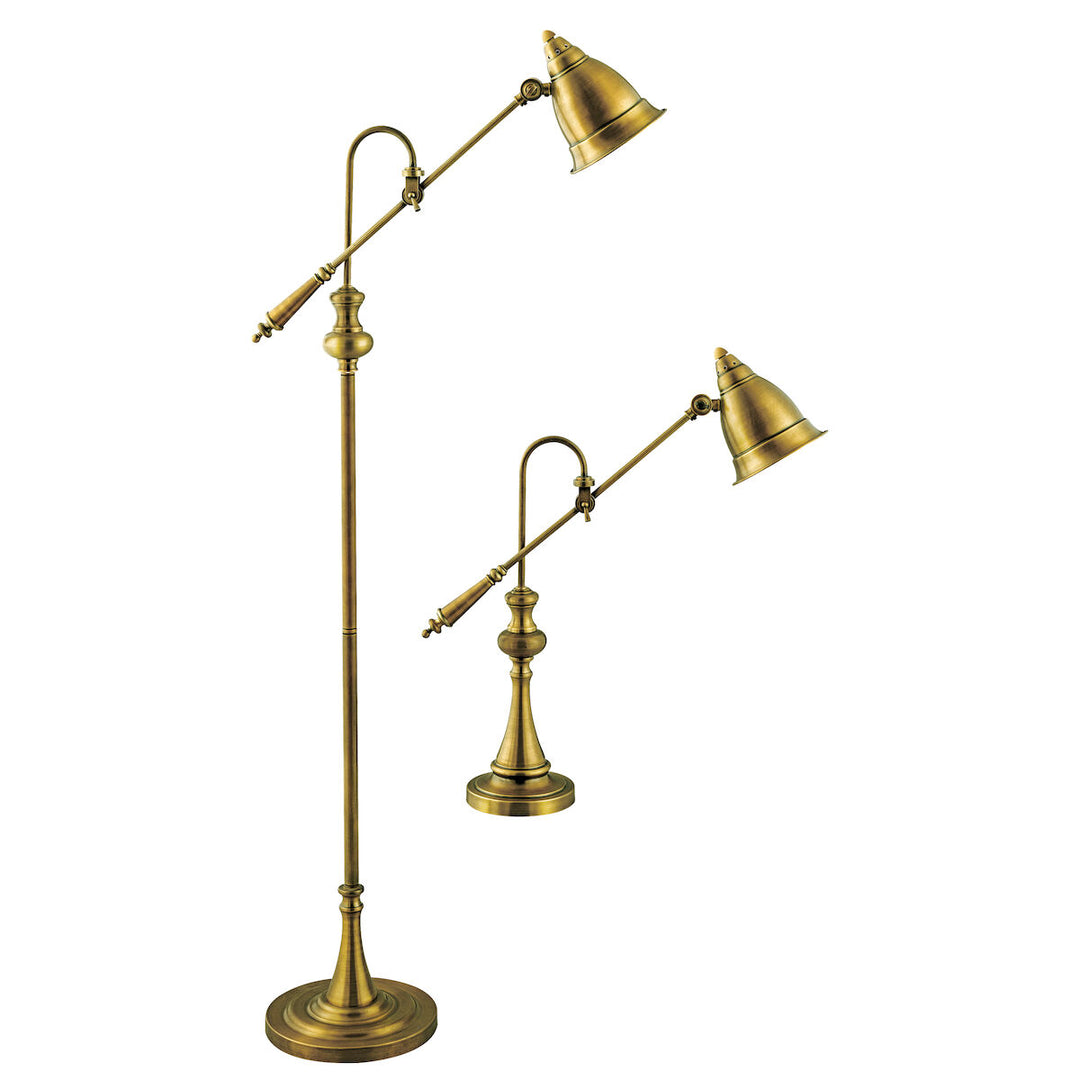Watson Floor and Table Lamp - Set of 2 Brass-Elk Home-ELK-97623-Floor LampsNon LED-3-France and Son