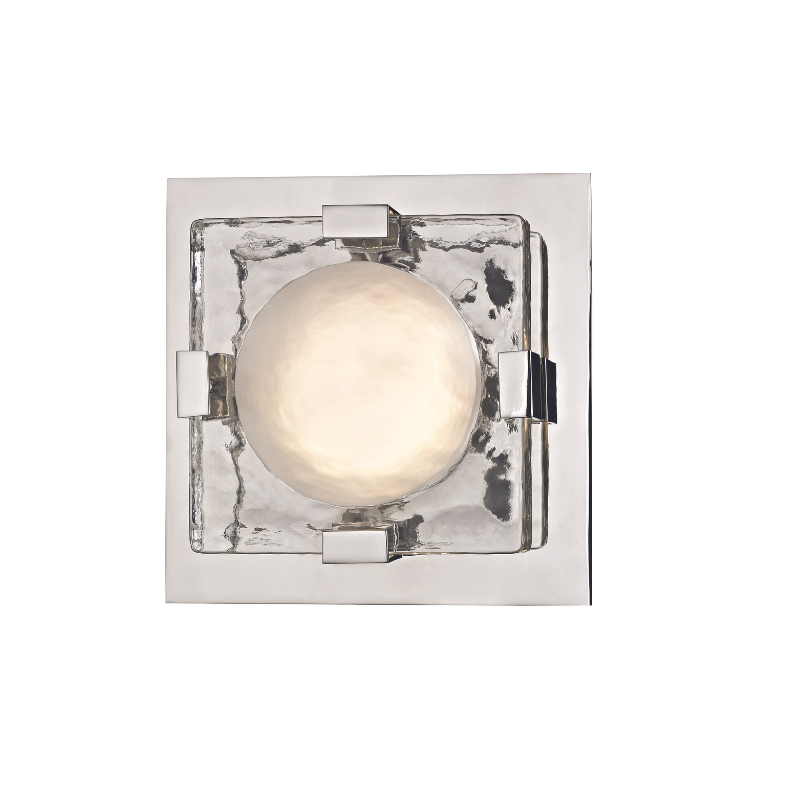 Wall Lighting Bourne 1 Light Led Wall Sconce Polished Nickel