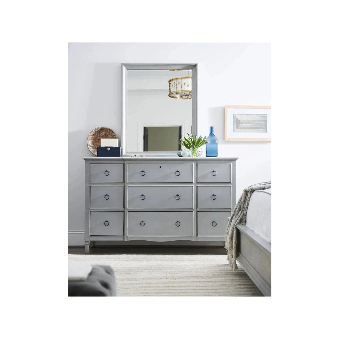 Summer Hill - French Gray Mirror-Universal Furniture-UNIV-98605M-MirrorsFrench Gray-3-France and Son