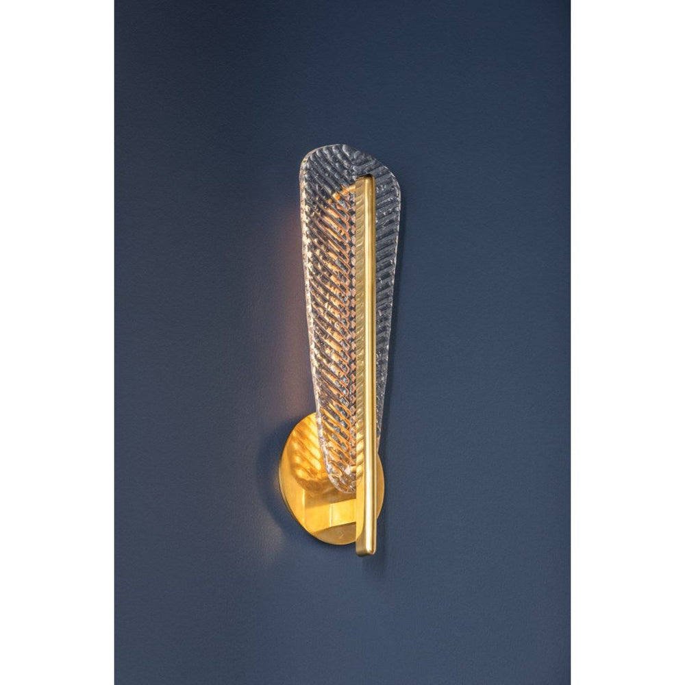 Passaic Wall Sconce-Hudson Valley-HVL-2318-AGB-Wall Lighting-2-France and Son