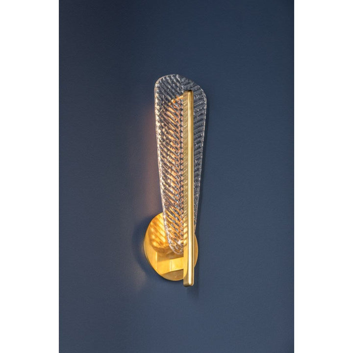 Passaic Wall Sconce-Hudson Valley-HVL-2318-AGB-Wall Lighting-2-France and Son