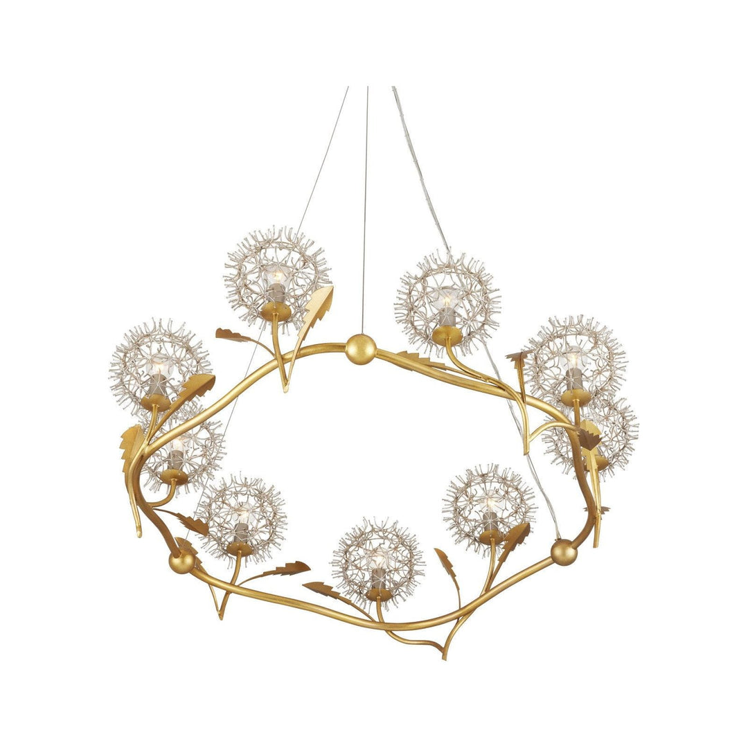 Dandelion Silver & Gold Chandelier