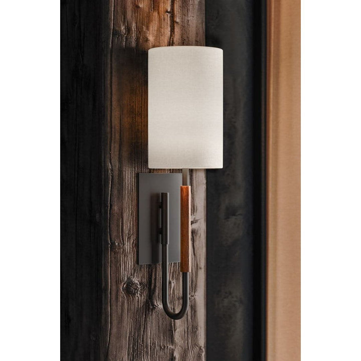 Cosmo Wall Sconce-Troy Lighting-TROY-B1061-SBK-Outdoor Wall Sconces-3-France and Son